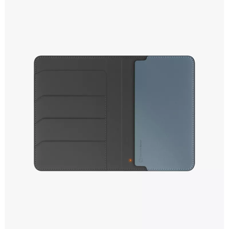 UNIQ Belmont paspoorthouder met Apple Find My en RFID-blokkering, karamelbeige