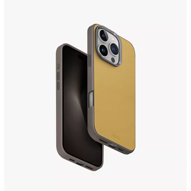 UNIQ Lyden DS Magclick Charging Case voor Apple iPhone 16 Pro 6,3 inch karamel/ivoor