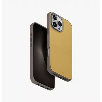 UNIQ Lyden DS Magclick Charging Case voor iPhone 16 Pro Max 6,9 inch, geelgrijs