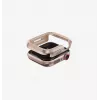 UNIQ Valencia Apple Watch Series 46mm bumperhoesje, Titanium Silver