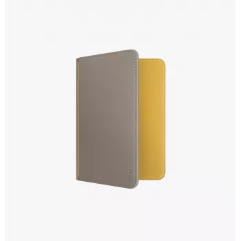 UNIQ Belmont RFID paspoorthouder grijs/geel