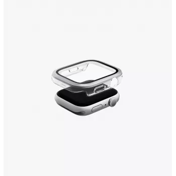 UNIQ Voute beschermhoesje met gehard glas voor Apple Watch Series 10/11 46mm, zilver
