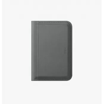 UNIQ Lyden DS magnetische wallet met RFID-bescherming en telefoonstandaard - karamel