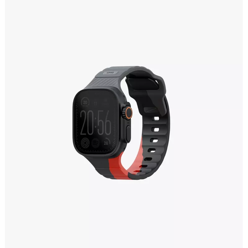 UNIQ Stride De rubberen horlogeband voor Apple Watch 49/46/45/44mm, beige
