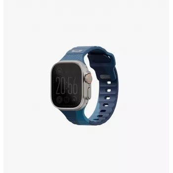 UNIQ Stride De rubberen horlogeband voor Apple Watch 49/46/45/44mm, Storm