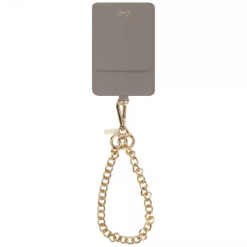 UNIQ Coehl Caryne 3-in-1 universele telefoonkoord met kaartwallet - Pebble