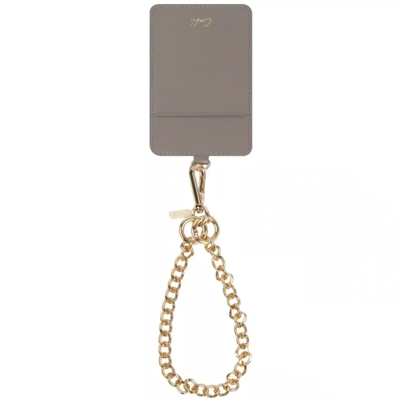 UNIQ Coehl Caryne 3-in-1 universele telefoonkoord met kaartwallet - Pebble