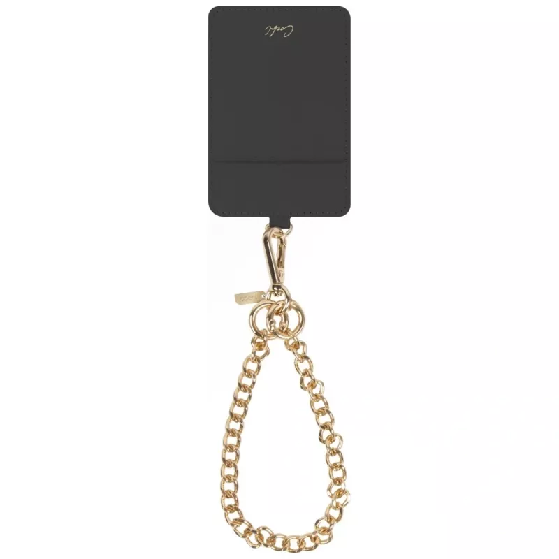 UNIQ Coehl Caryne 3-in-1 universele telefoonkoord met kaarthouder - Ebony