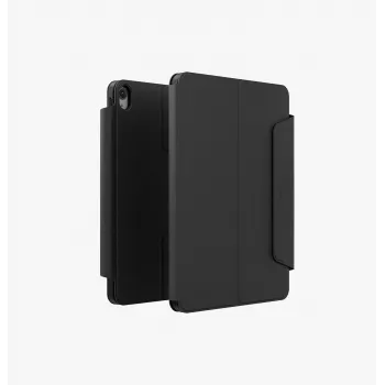 UNIQ Rovus Snapmount magnetisch 360° draaibaar afneembaar hoesje voor iPad Air 13 M2/M3 (2024/2025), zwart
