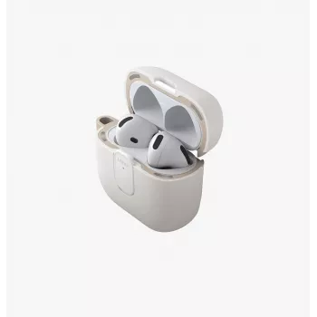 UNIQ Clyde Lock Case voor Apple AirPods 4 - Beige