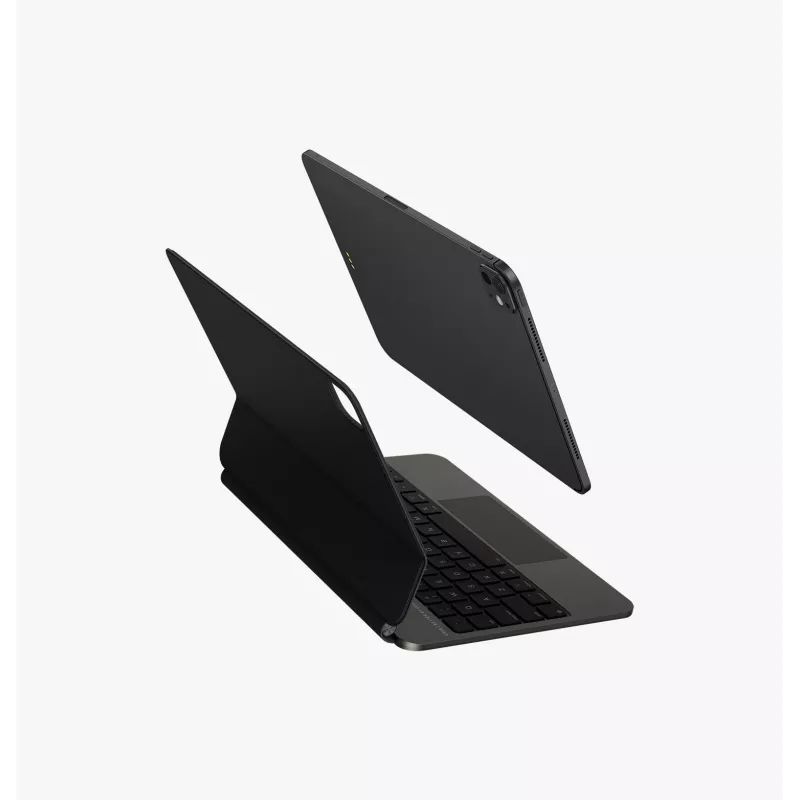 UNIQ Venno Pro Magnetic Smart Keyboard Case voor iPad Pro 11 M4 2024 / M5 2025, Karamel