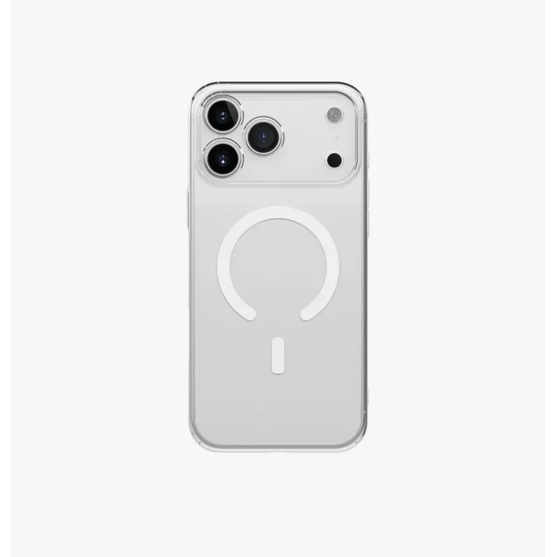 UNIQ Airsuit Case voor iPhone 17 Pro Max met Magclick Charging, Transparant