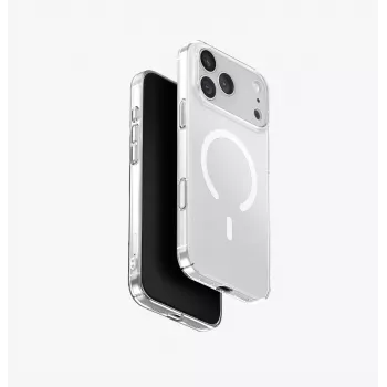 UNIQ Airsuit Case voor iPhone 17 Pro Max MagClick Charging Zwart
