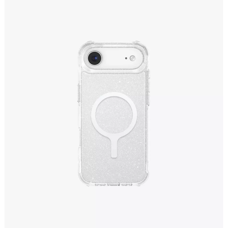 UNIQ LifePro Xtreme MagClick oplaadhoesje voor iPhone Air, transparant/glitter