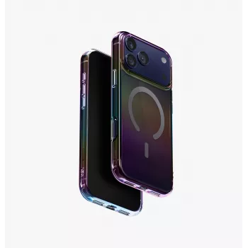 UNIQ Iridescia Case voor Apple iPhone 17 Pro Max MagClick Charging Midnight Quartz