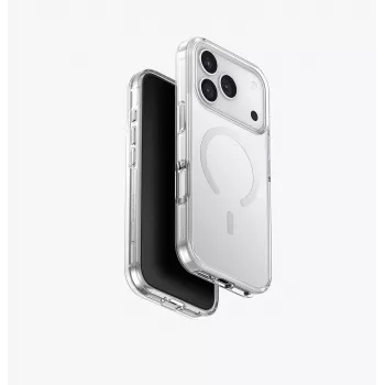 UNIQ Clario Case voor iPhone 17 Pro MagClick Charging transparant