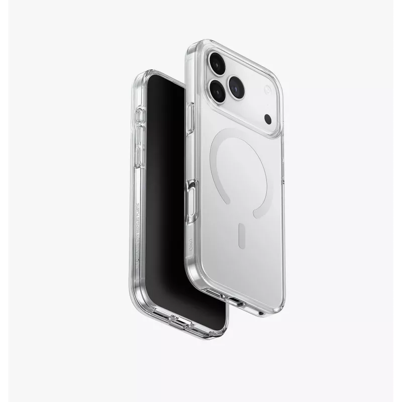 UNIQ Clario Hoesje voor iPhone 17 Pro Max, MagClick-opladen, zwart