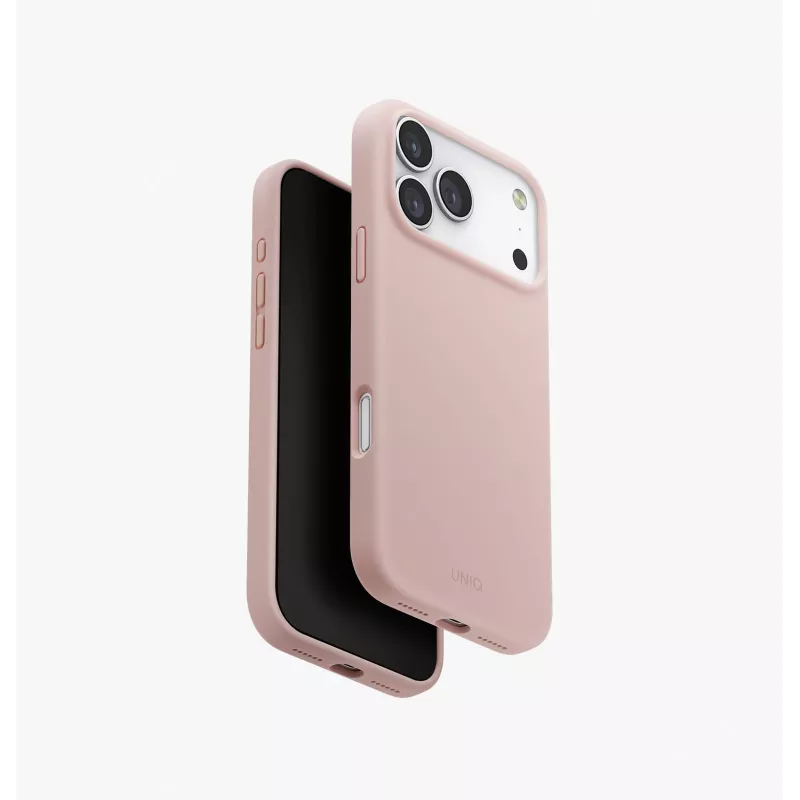 UNIQ Lino Hoesje voor iPhone 17 Pro Max, MagClick-opladen, grijs