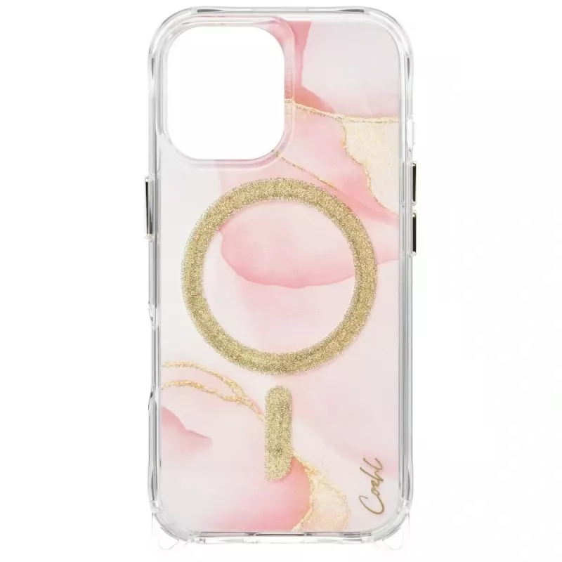 UNIQ Coehl Aeris Hoesje voor iPhone 17, magnetisch opladen, roze