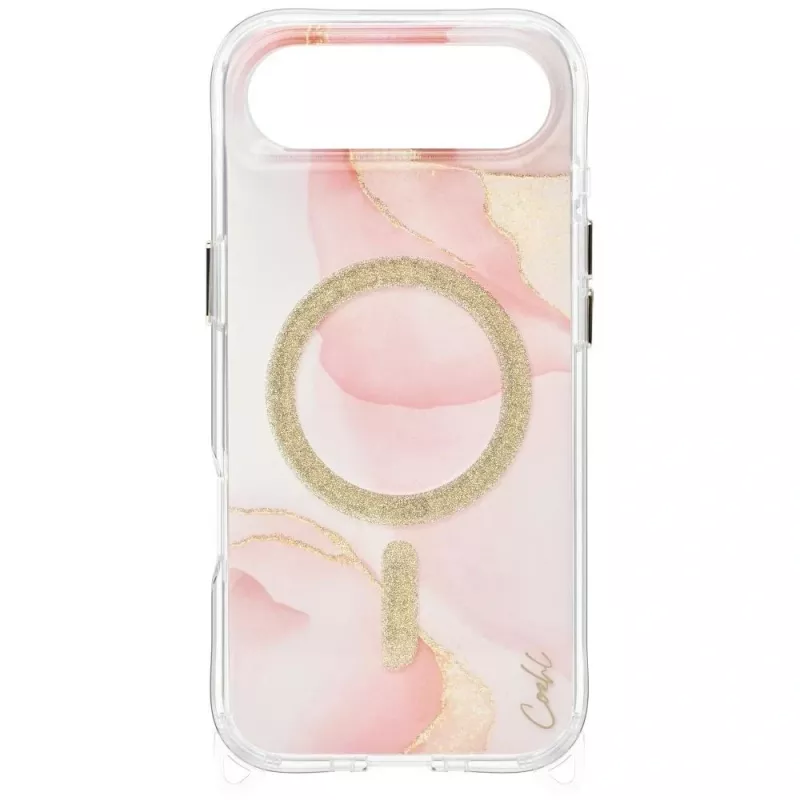 UNIQ Coehl Aeris Case voor iPhone 15 Pro Max met MagSafe-oplaadfunctie, roze