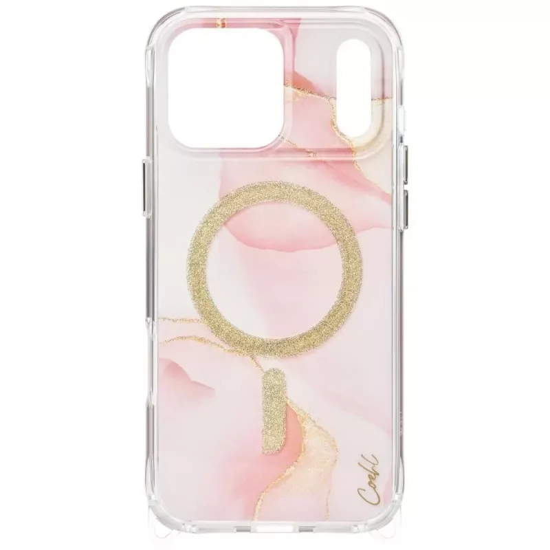 UNIQ Coehl Aeris Hoesje voor iPhone 17 Pro Max, magnetisch opladen, roze