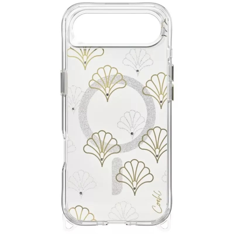 UNIQ Coehl Maree Case voor iPhone 15 Pro Max met AirMagnetic oplaadfunctie zilver