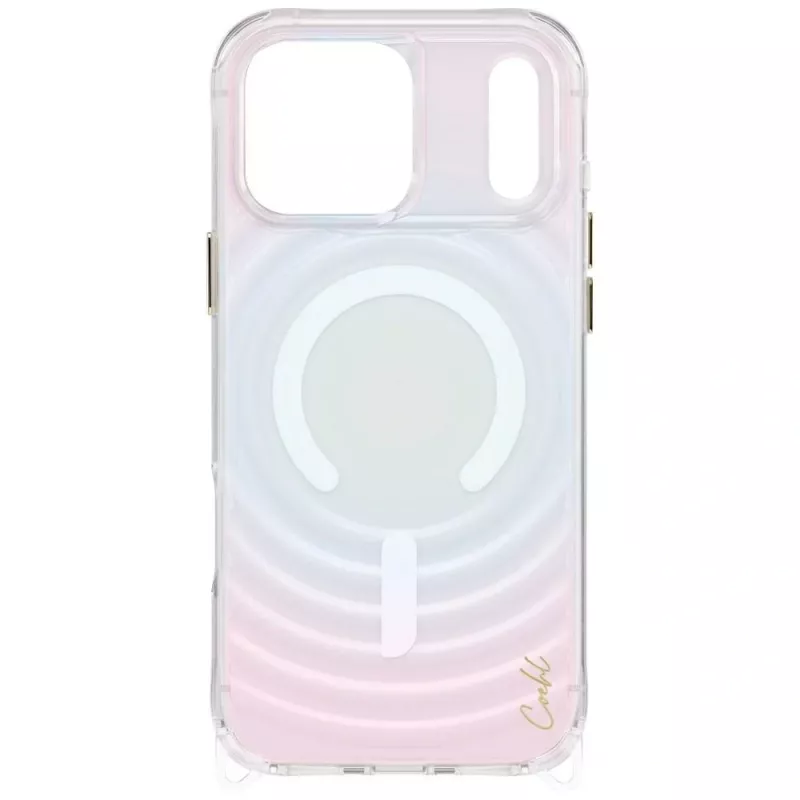 UNIQ Coehl Vela Magnetic Charging hoesje voor Apple iPhone 17 Pro Max, opaal iriserend