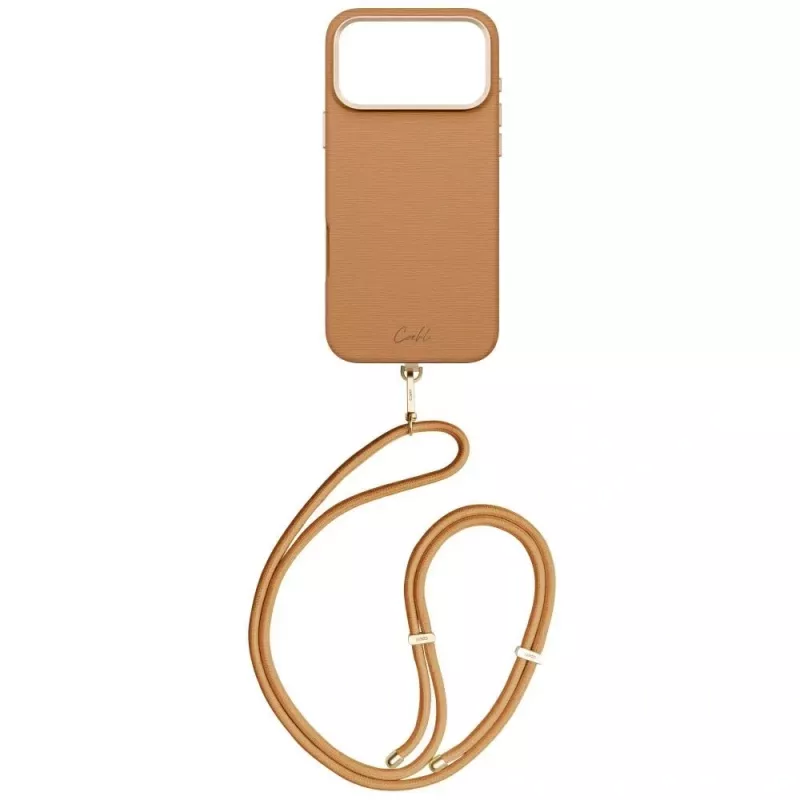 UNIQ Coehl Mirelle Hoesje voor iPhone 17 Pro Max, magnetisch opladen, bruin