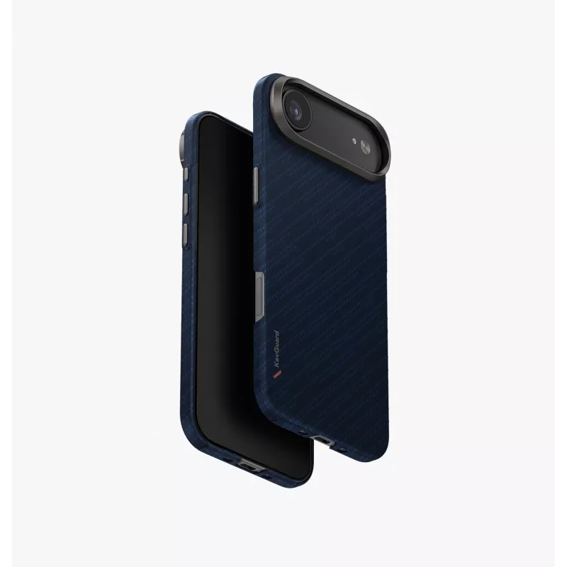UNIQ Keva Edge hoesje voor iPhone 14 Pro Max met AirMagclick Charging, zwart