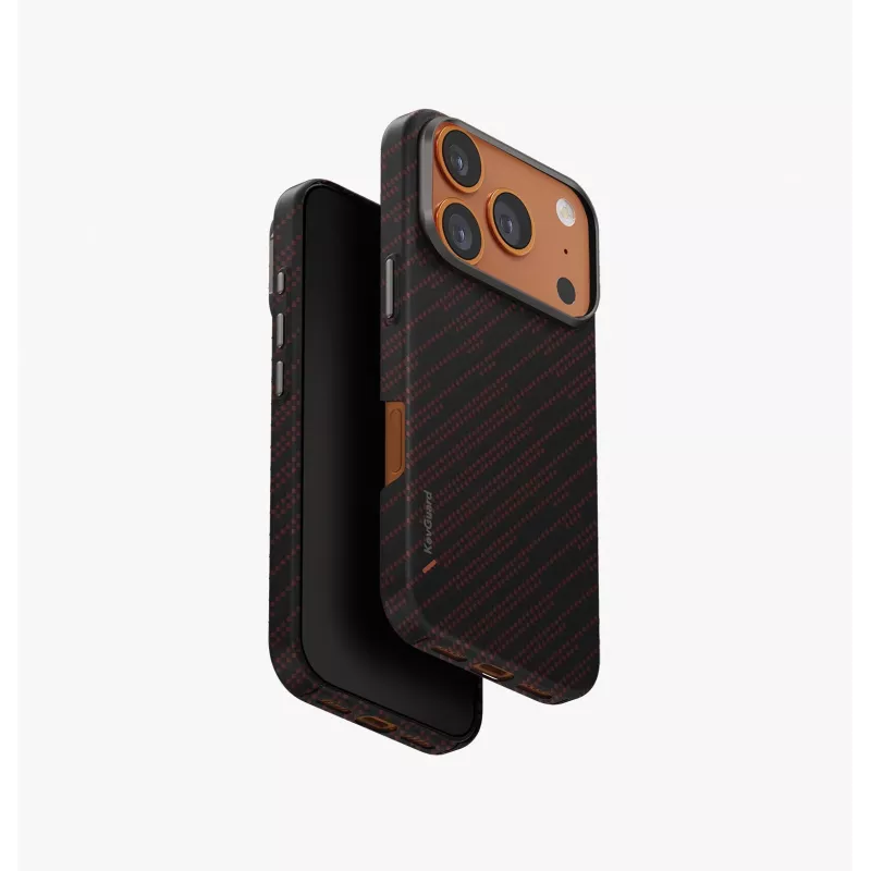 UNIQ Keva Edge MagClick Charging hoesje voor iPhone 17 Pro, blauw