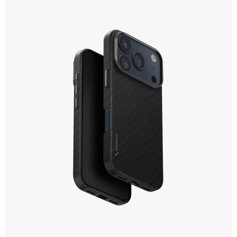 UNIQ Keva Edge MagClick Charging hoesje voor iPhone 17 Pro, blauw