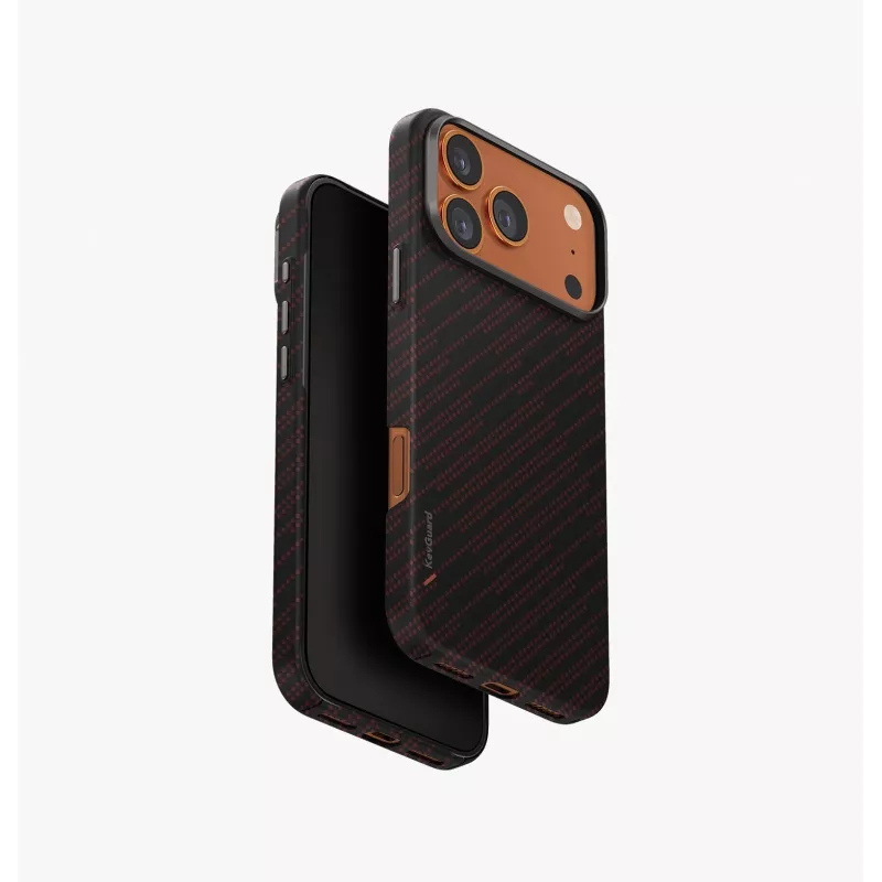 UNIQ Keva Edge Hoesje voor iPhone 17 Pro Max, MagClick-opladen, blauw