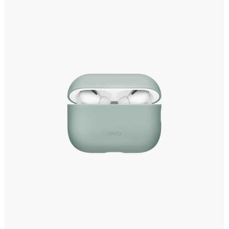 UNIQ Lino hoesje voor AirPods Pro 3e gen. siliconen groen