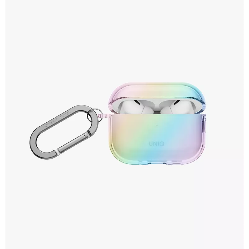 UNIQ Iridescia Hang Hoesje voor AirPods Pro 3, Holo Quartz