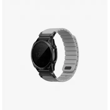 UNIQ Fluo x Smart-Fit band voor Garmin 22mm grijs