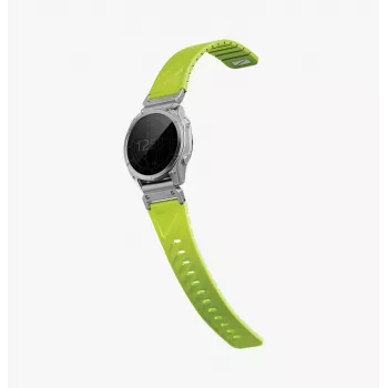 UNIQ Fluo Smart-Fit siliconenband voor Garmin 26mm lime