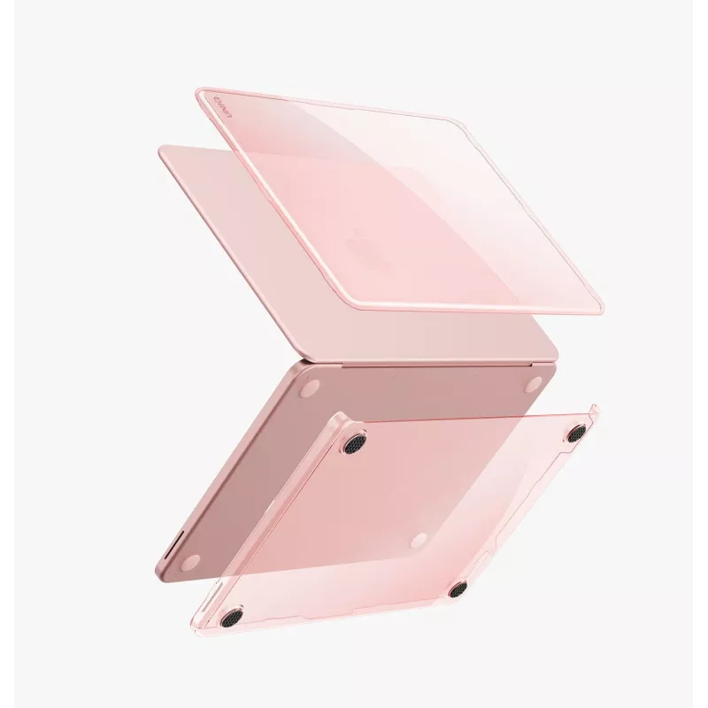 UNIQ Vero hard shell case voor MacBook Air 13,6 inch M2 (2022) - citrus