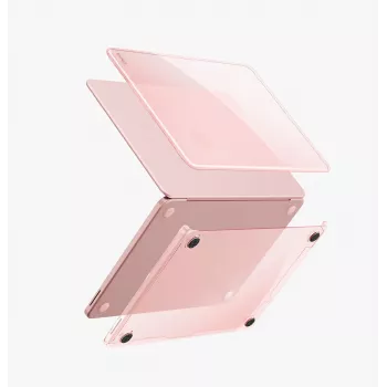 UNIQ Vero hard shell beschermhoes voor MacBook Air 13,6 inch (M2/M3) - Neo Pink