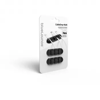 Bluelounge CableDrop Multi zwart kabelorganizer