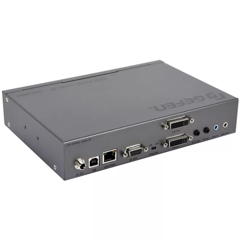 Gefen DVI KVM Over IP zenderpakket - video-, audio-, infrarood-, USB-, seriële verlenging