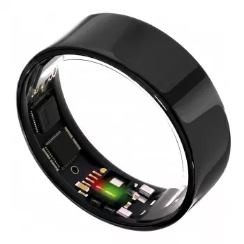 ULTRAHUMAN Ring Air – smart ring voor dames en heren – slaap- en fitnesstracking wearable – hartslag – smart ring Aster Black maat 13