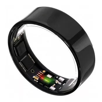 ULTRAHUMAN Ring Air – Smart Ring voor dames en heren – slaap- en fitnesstracking wearable – hartslag – Smart Ring Aster Black maat 10