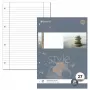 Staufen 10 briefblokken Style gelinieerd A4 4-voudig geperforeerd 80 blad per blok wit