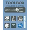 Exacompta TOOLBOX MINI ladebox met 4 laden, A4, 355 x 270 x 134 mm, zwart (319714D)