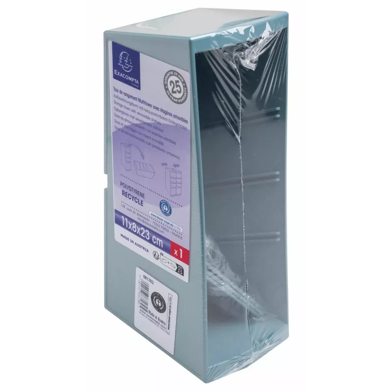 Exacompta AutentiK Multitower pennenhouder blauw-grijs