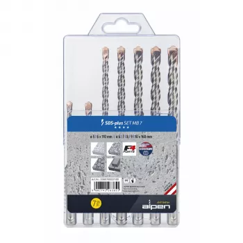 Alpen SDS-plus F4 MB7 7-delige boorset 5-10x110-160mm