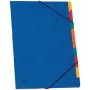 Donau Elektronik organizer map 9 vakken blauw A4