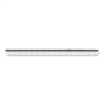 ARISTO driehoekliniaal D-profiel wit 30 cm (AR23703EB)