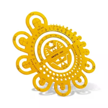 Aristo AR 5020 radius-sjabloon 0,5-40 mm