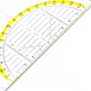 ARISTO geometrie-driehoek 26,0 cm transparant